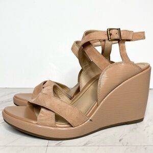 Vionic Bonita Tan Wedge Heel Sandal 11